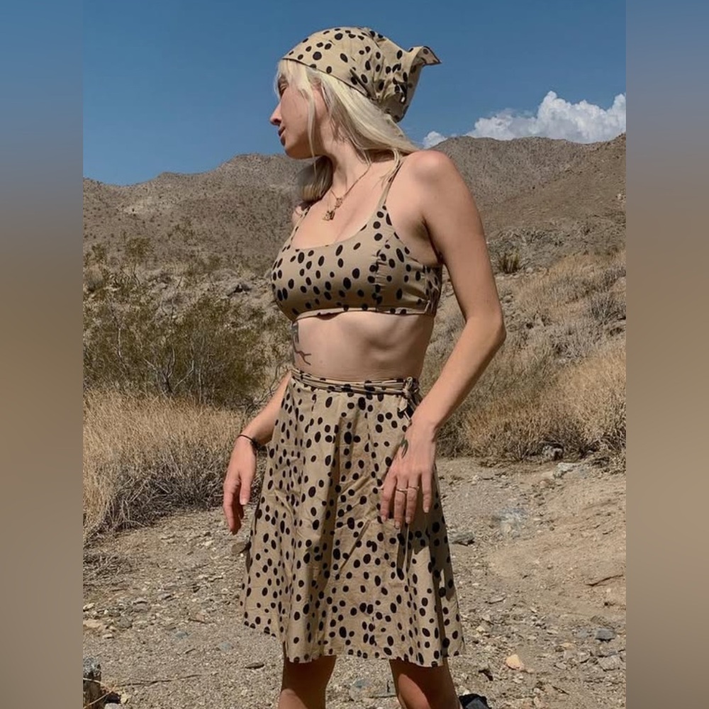Wyllis Skirt and Bra Set with Matching Headscarf